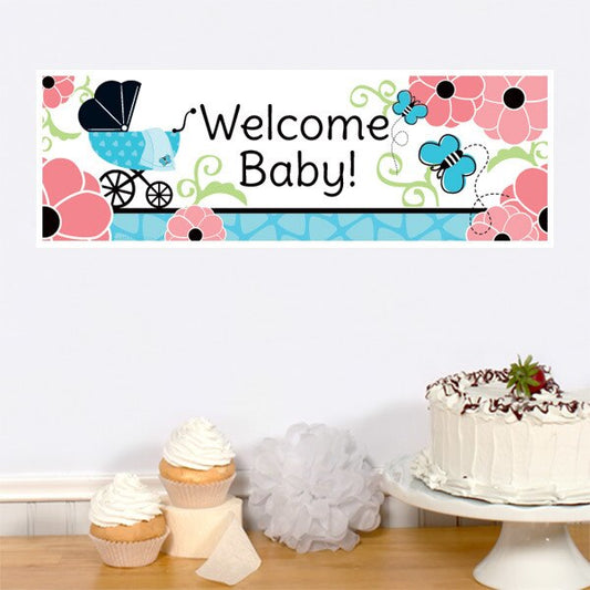 Birthday Direct's Butterfly Baby Shower Tiny Banners