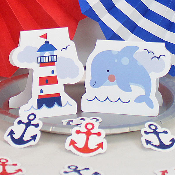 Birthday Direct's Nautical Dolphin Party DIY Table Decoration