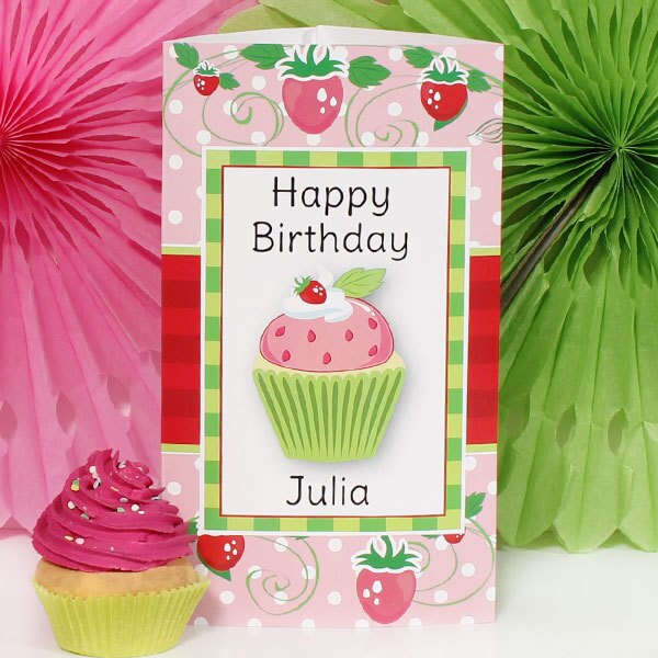 Birthday Direct's Strawberry Pink Birthday Custom Centerpiece