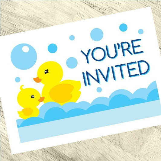 Birthday Direct's Little Ducky Baby Shower Invitations