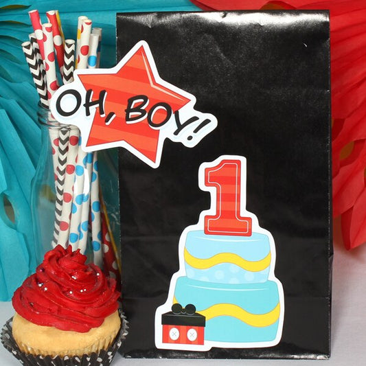 Birthday Direct's Oh Boy 1st Birthday Cutouts