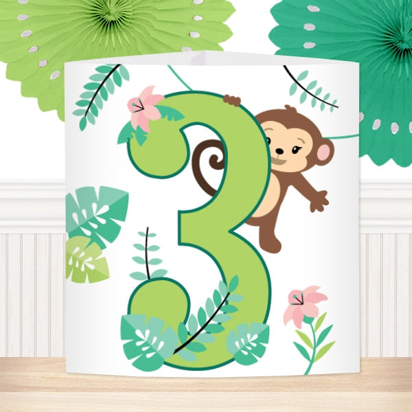 Birthday Direct's Little Monkey 3rd Birthday Centerpiece