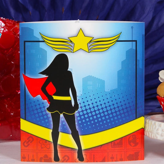 Birthday Direct's Super Hero Girl Party Centerpiece