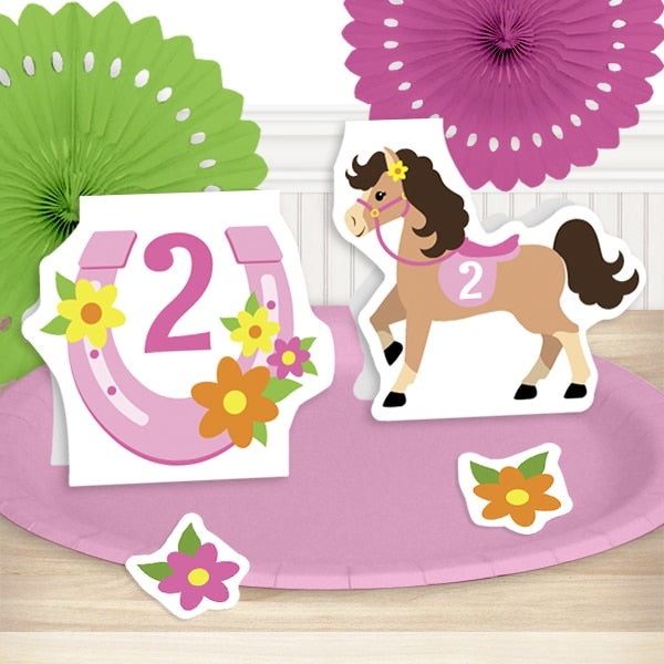 Birthday Direct's Little Pony 2nd Birthday DIY Table Decoration