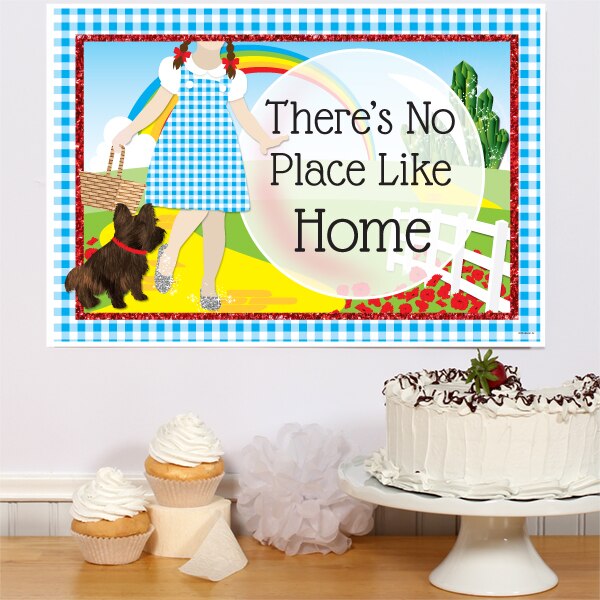 The Wizard of Oz Party Sign, 8.5x11 Printable PDF Digital Download by Birthday Direct