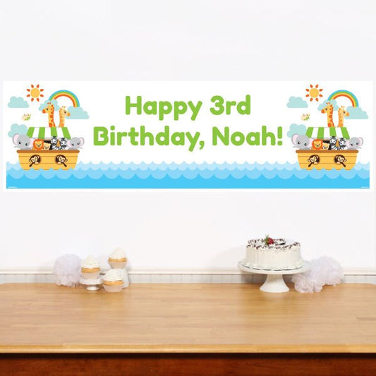 Birthday Direct's Noah's Ark Party Custom Banner