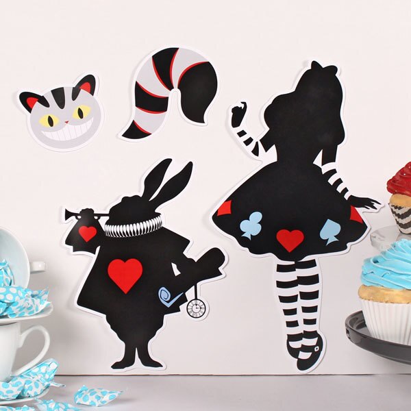 Birthday Direct's Alice in Wonderland Party Cutouts