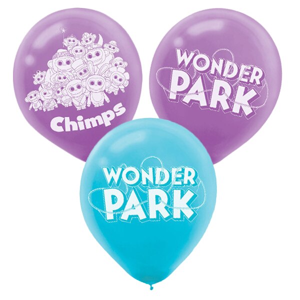 Wonder Park Latex Balloons, 12 inch, 6 count