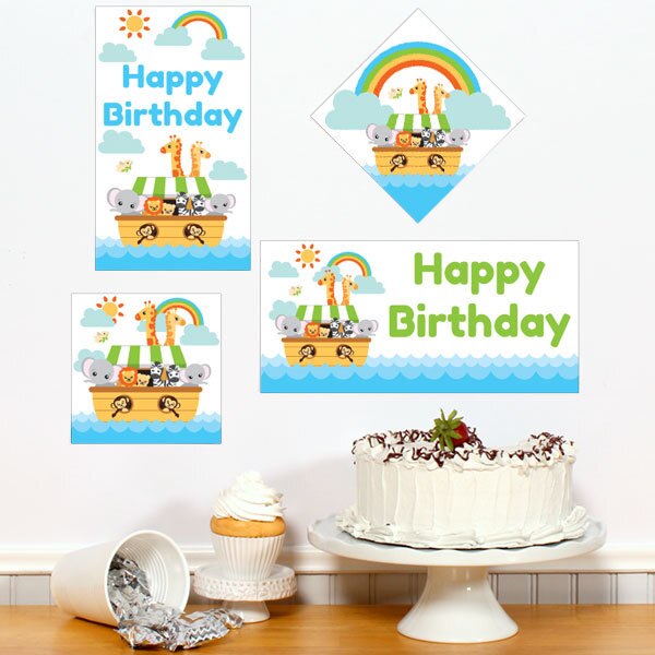 Birthday Direct's Noah's Ark Birthday Sign Cutouts