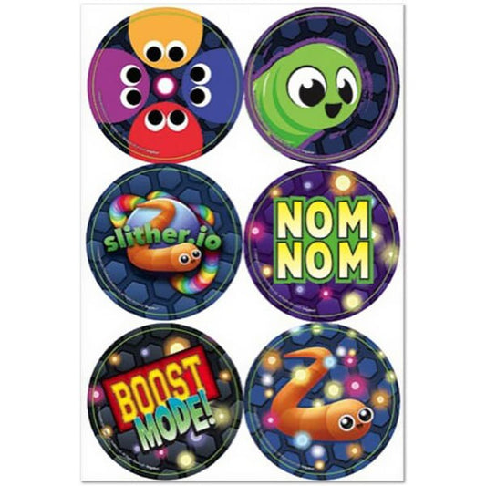 Slitherio Stickers, set, 4 count