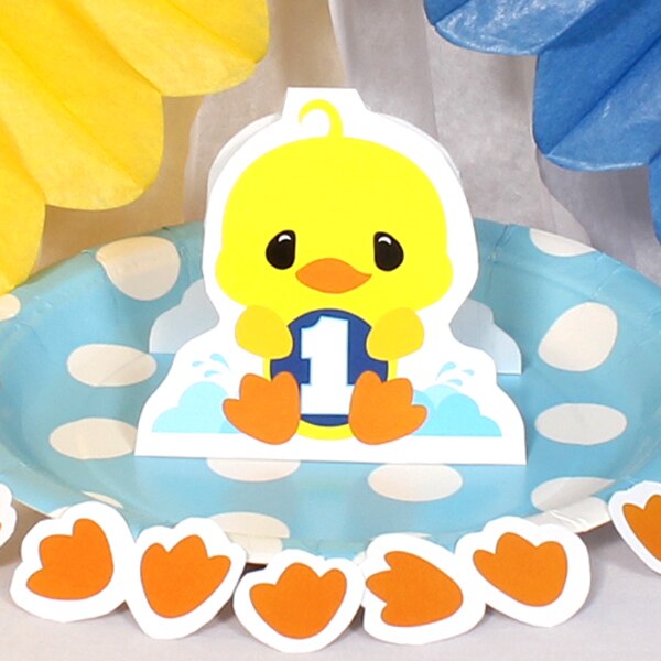 Birthday Direct's Little Ducky 1st Birthday DIY Table Decoration