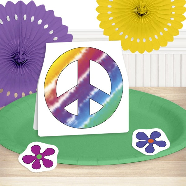 Birthday Direct's Tie Dye Party DIY Table Decoration