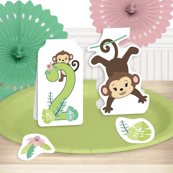 Birthday Direct's Little Monkey 2nd Birthday DIY Table Decoration