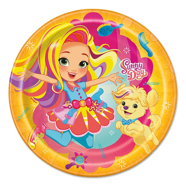 Sunny Day Dessert Plates, 7 inch, 8 count