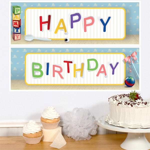 Birthday Direct's Toy Adventure Birthday Two Piece Banners