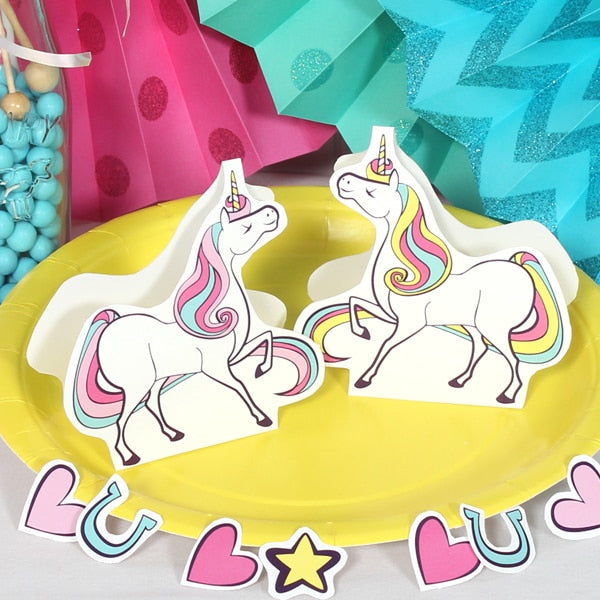 Birthday Direct's Rainbows and Unicorns Party DIY Table Decoration