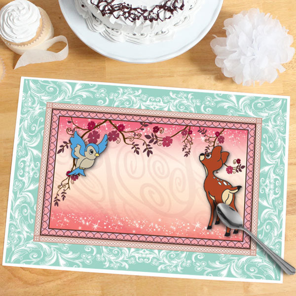 Princess Snow White Party Placemat, 8.5x11 Printable PDF Digital Download by Birthday Direct