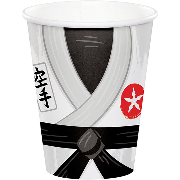 Karate Party Cups, 9 ounce, 8 count