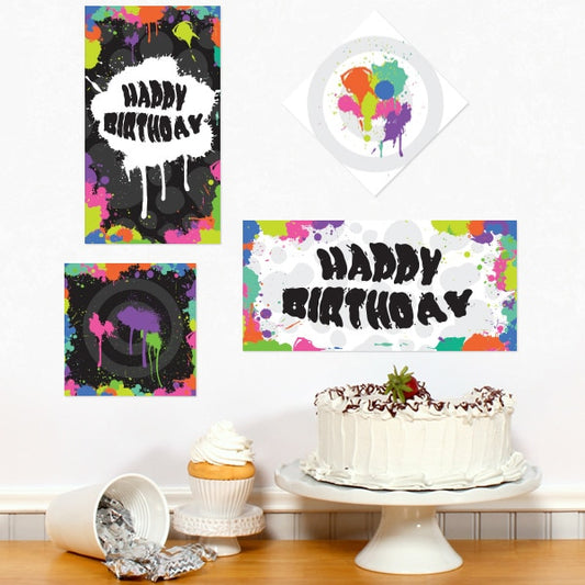 Birthday Direct's Paintball Party Sign Cutouts
