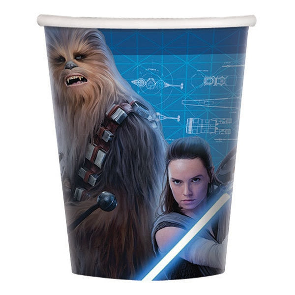 Star Wars Last Jedi Cups, 9 oz, 8 ct