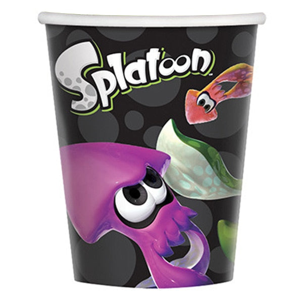 Splatoon Cups, 9 oz, 8 ct