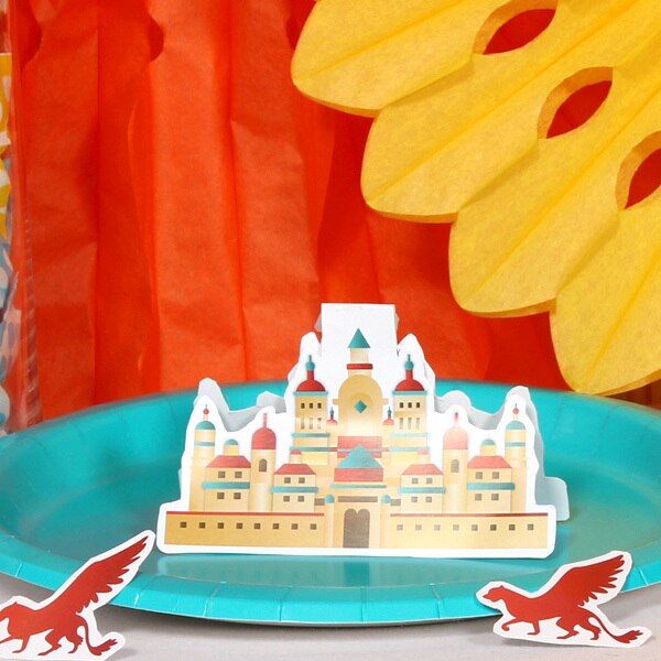 Birthday Direct's Latina Castle Party DIY Table Decoration