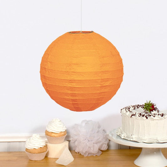 Pumpkin Orange Round Paper Lantern