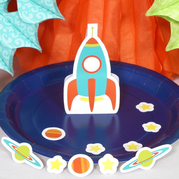 Birthday Direct's Space Rocket Party DIY Table Decoration