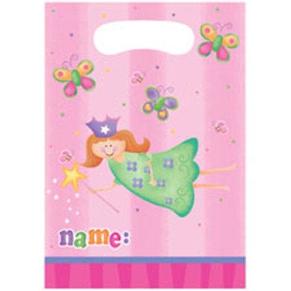 Fun at One Girl Treat Bags, 6.5 x 9 inch, 8 count