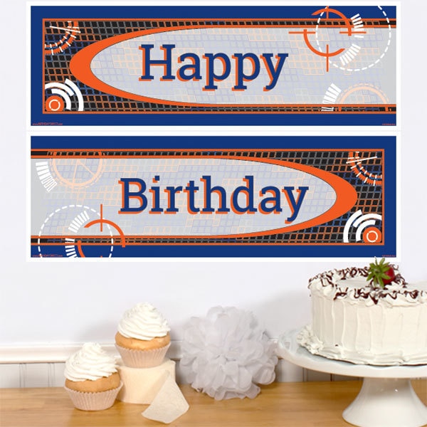 Birthday Direct's Target Blast Birthday Two Piece Banners