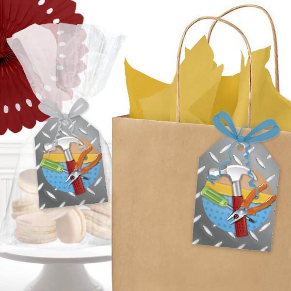 Birthday Direct's Tool Party Favor Tags