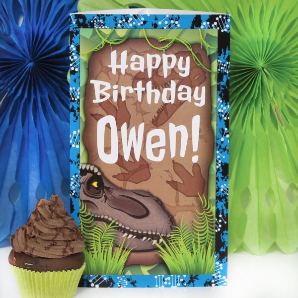 Birthday Direct's Jurassic Dinosaurs Birthday Custom Centerpiece