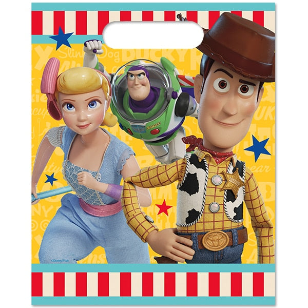 Disney Toy Story 4 Loot Bags, set, 8 count