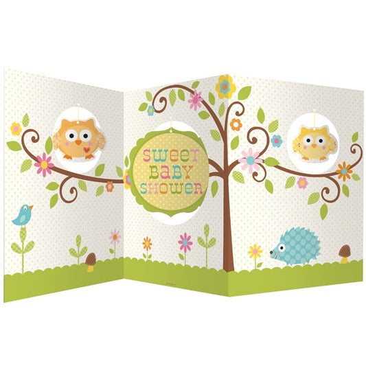 Happi Tree Owl Baby Shower Centerpiece