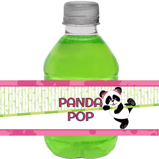 Birthday Direct's Little Panda Party Water Bottle Labels