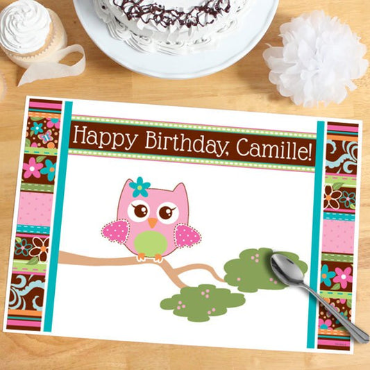 Birthday Direct's Hippie Chick Party Custom Placemats