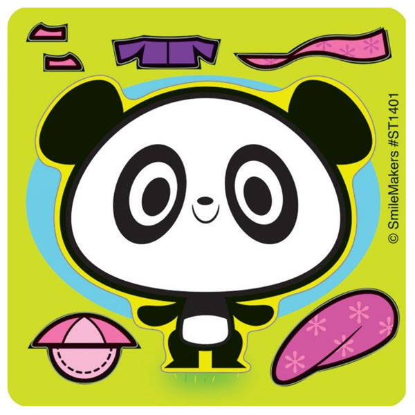 Panda Make-Your-Own Favor Stickers, 2.5 inch, 30 count