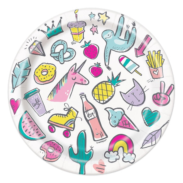 Favorite Things Dessert Plates, 7 inch, 8 count