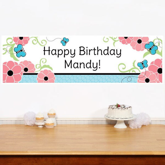 Birthday Direct's Butterfly Party Custom Banner