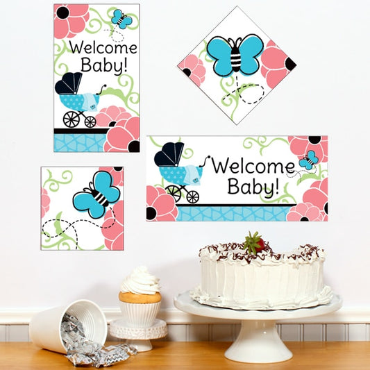 Birthday Direct's Butterfly Baby Shower Sign Cutouts