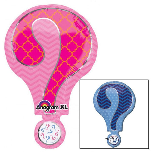 Baby Gender Reveal SuperShape Foil Balloon, 18 x 28 inch, each
