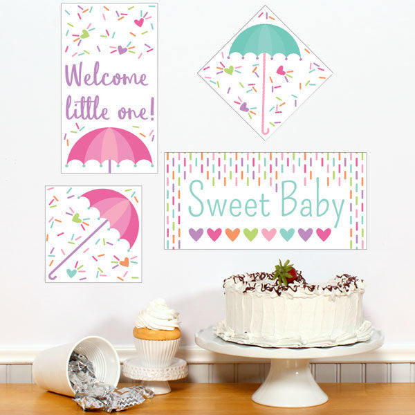 Birthday Direct's Sprinkle Baby Shower Sign Cutouts