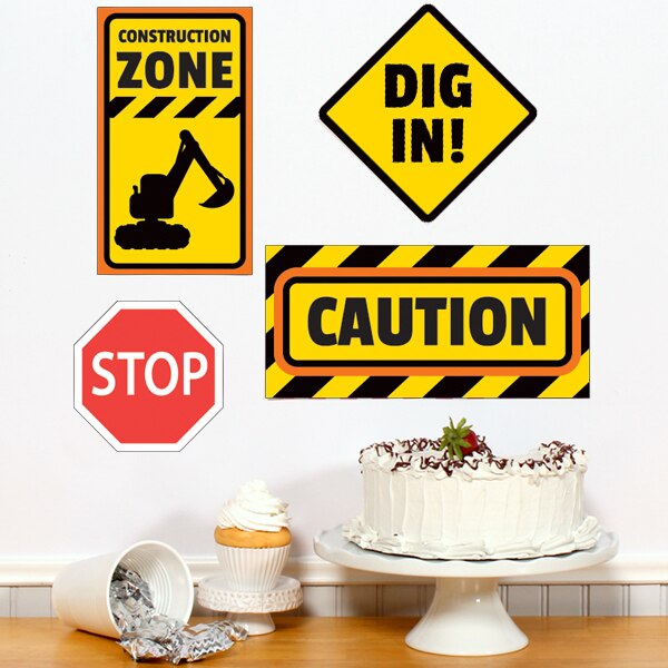 Birthday Direct's Construction Party Sign Cutouts