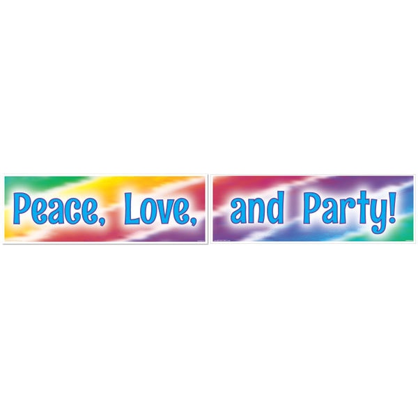 Birthday Direct's Tie Dye Party Two Piece Banners