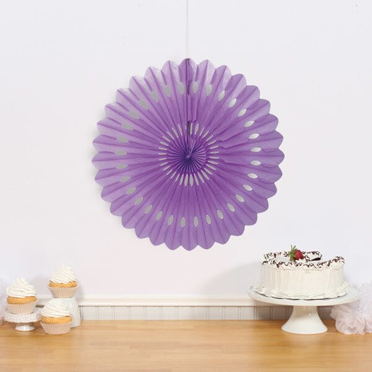 Tissue Fan Pretty Purple, 16 inch