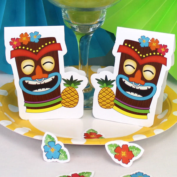 Birthday Direct's Tiki Tropic Party DIY Table Decoration