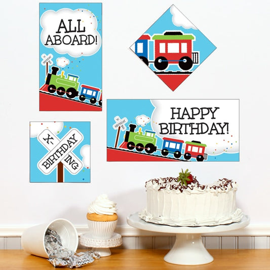 Birthday Direct's Little Train Birthday Sign Cutouts