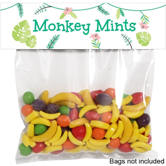 Birthday Direct's Little Monkey Party Favor Bag Tent Card