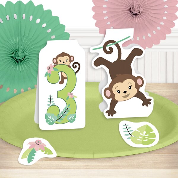 Birthday Direct's Little Monkey 3rd Birthday DIY Table Decoration