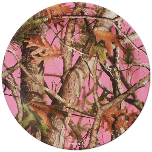 Camouflage Pink Party Dinner Plates, 9 inch, 8 count